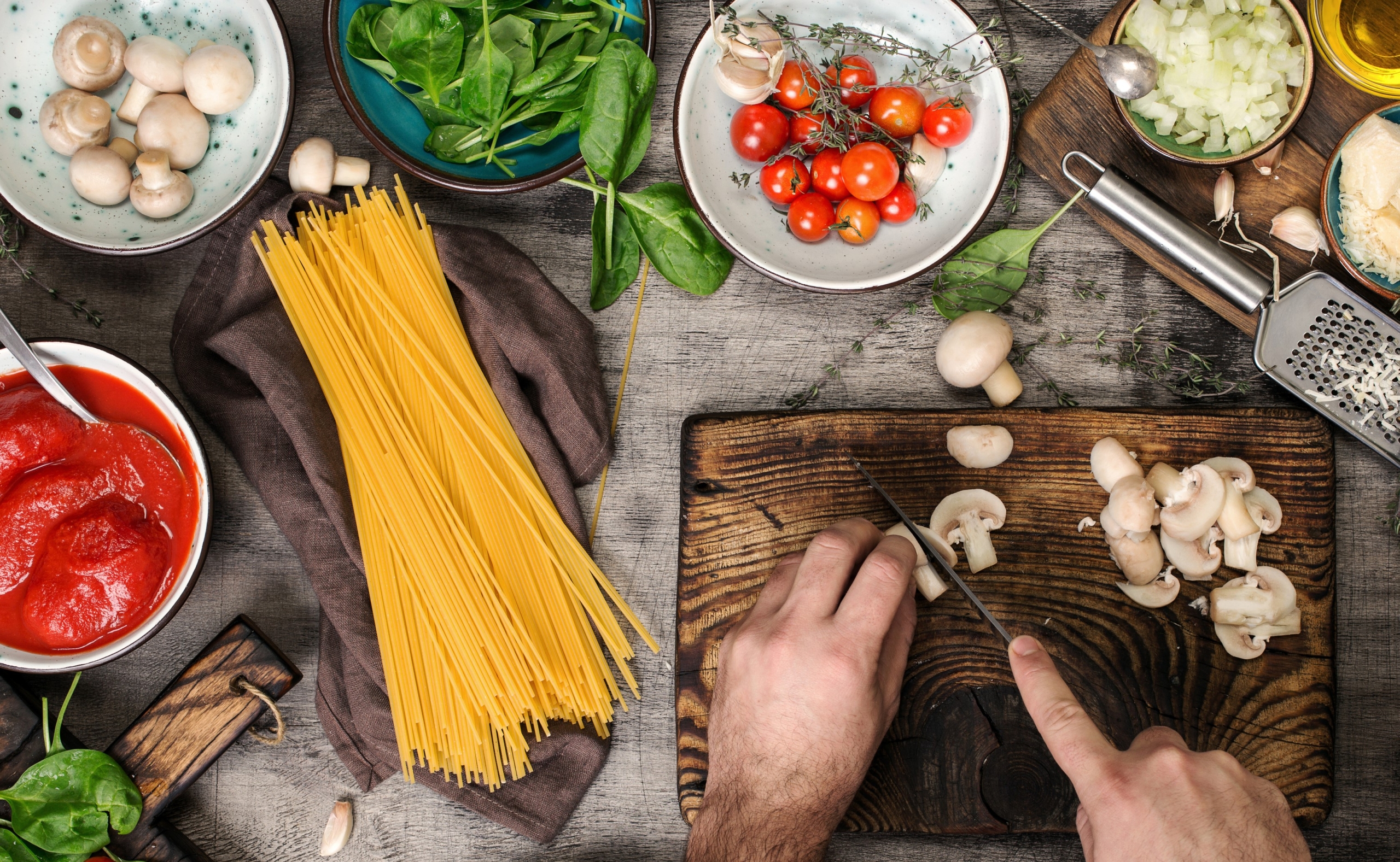 chef preparing food